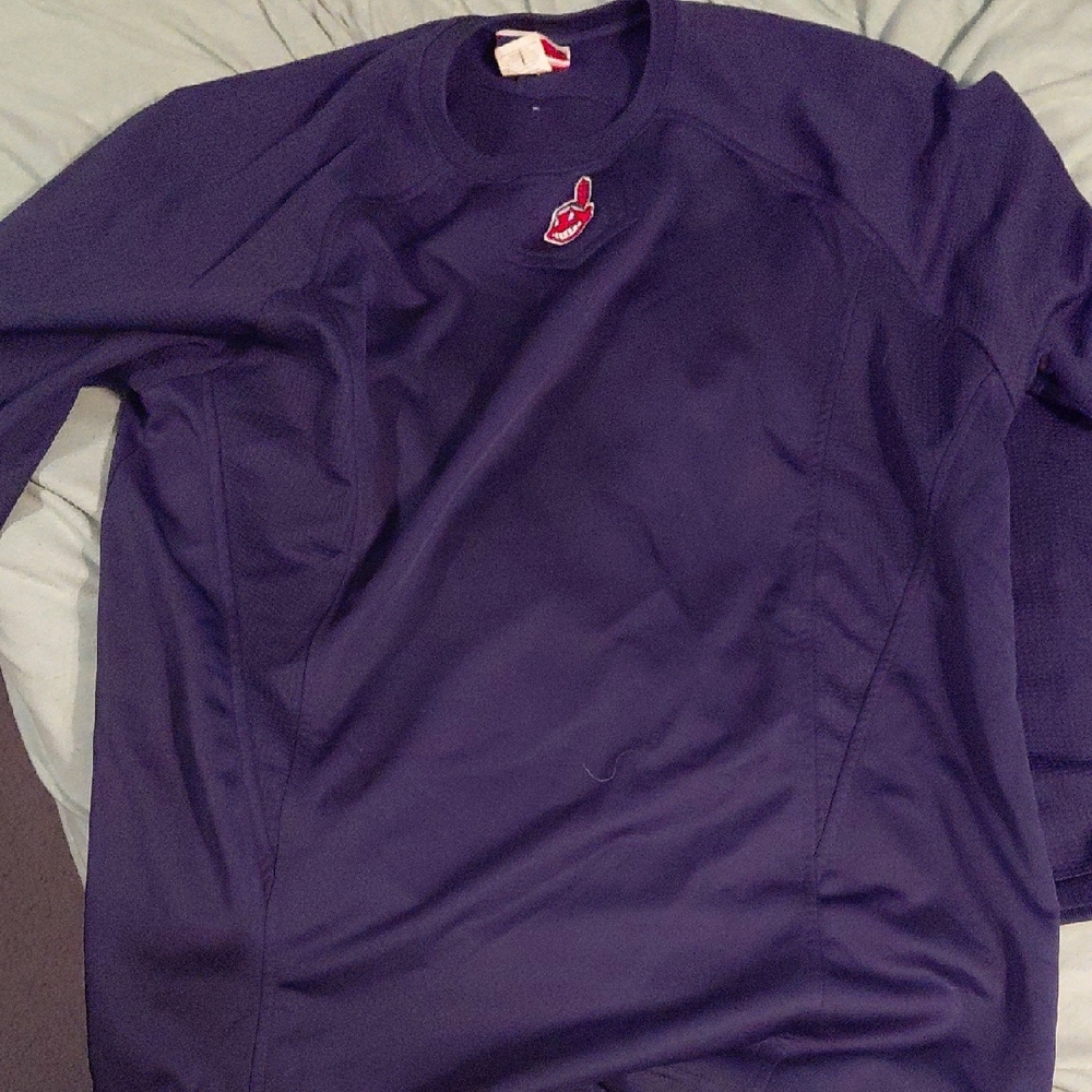 Majestic Cleveland Indians Blue Men's Jacket